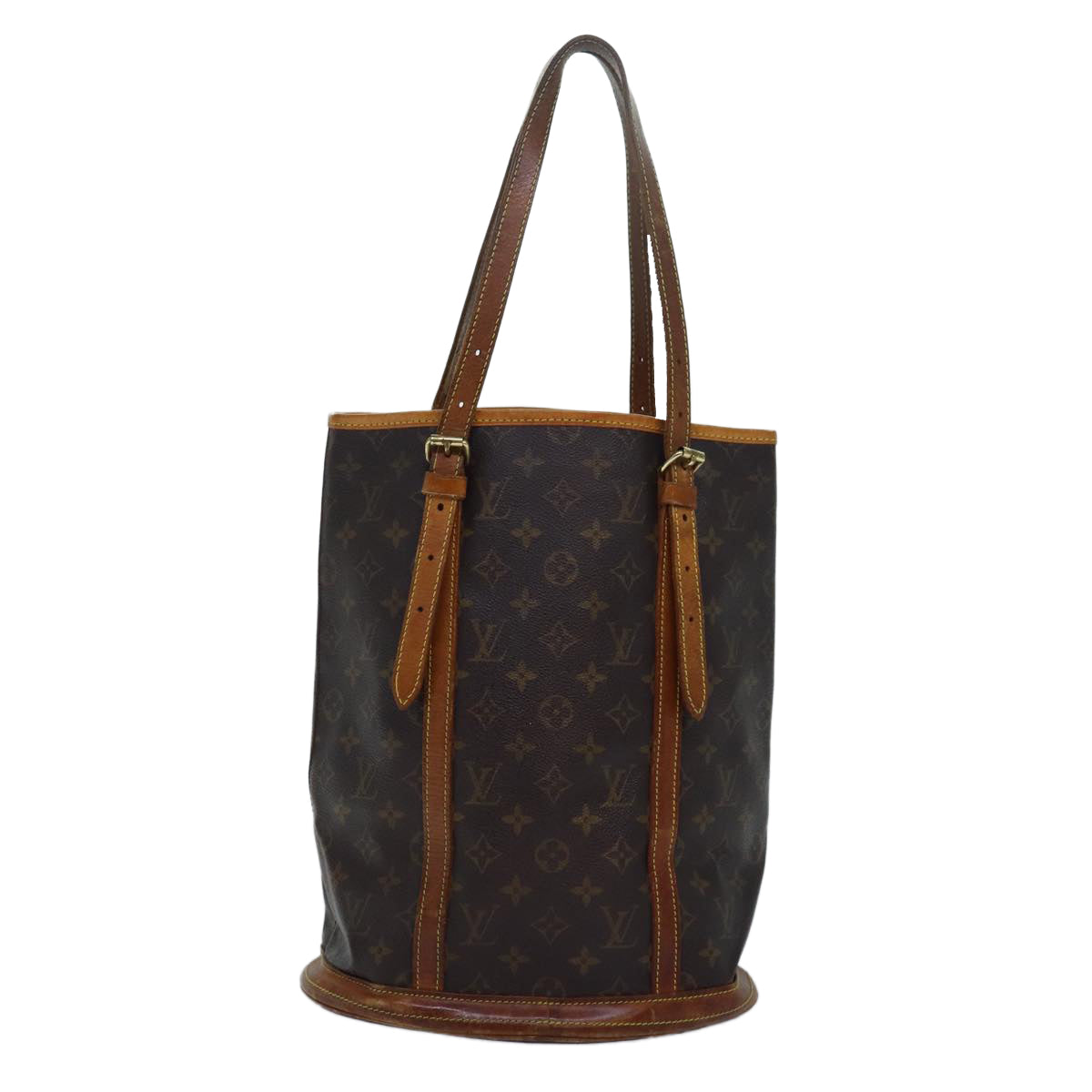 LOUIS VUITTON Monogram Bucket GM Shoulder Bag M42236 LV Auth 84000