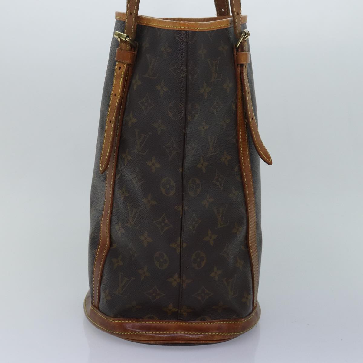 LOUIS VUITTON Monogram Bucket GM Shoulder Bag M42236 LV Auth 84000