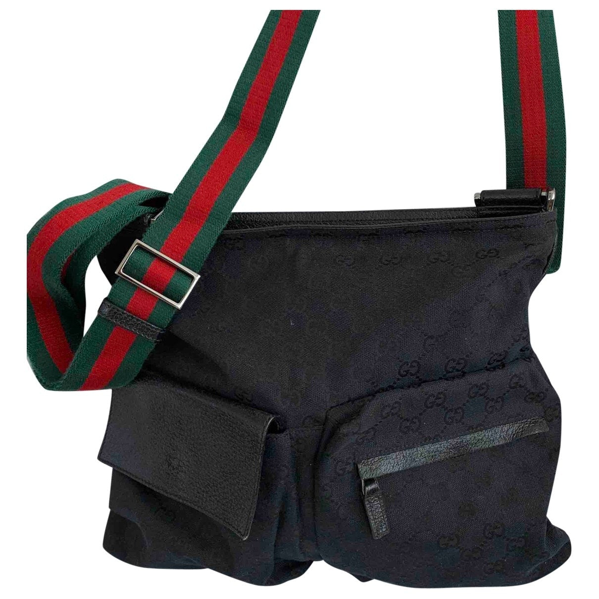 Gucci Black Cloth Handbag