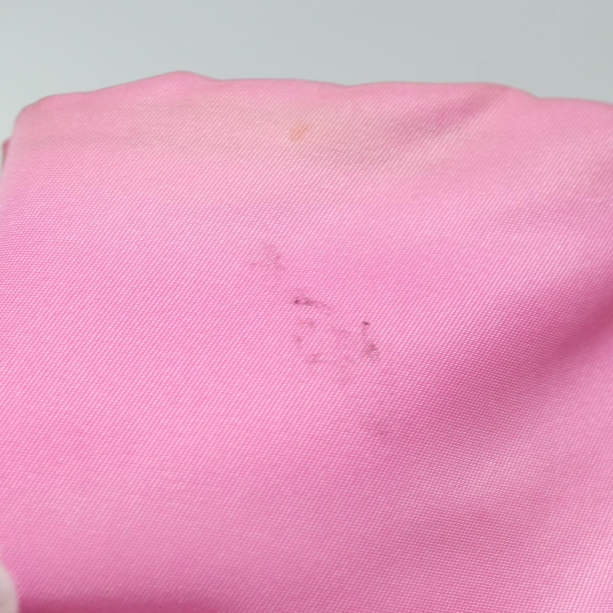 Prada Ribbon Hand Bag Auth Nylon Pink Travel Bag