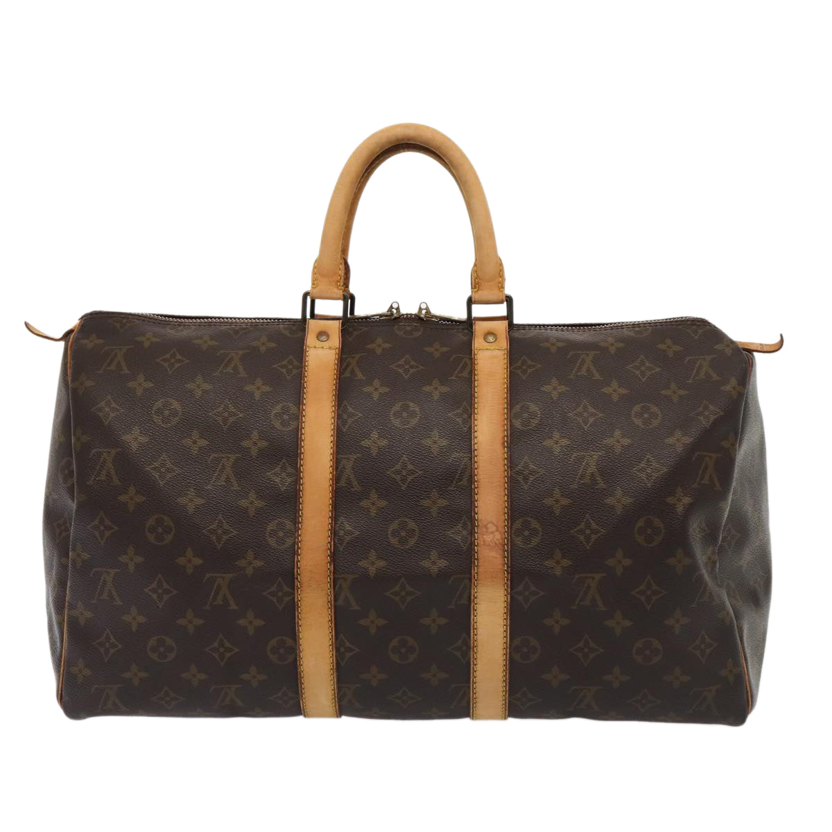 LOUIS VUITTON Monogram Keepall 45 Boston Bag M41428 LV Auth 84014