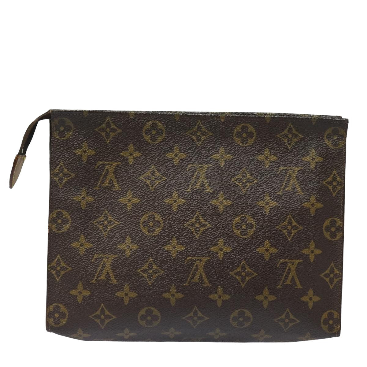 LOUIS VUITTON Monogram Poche Toilette 26 Pouch M47542 LV Auth 84025