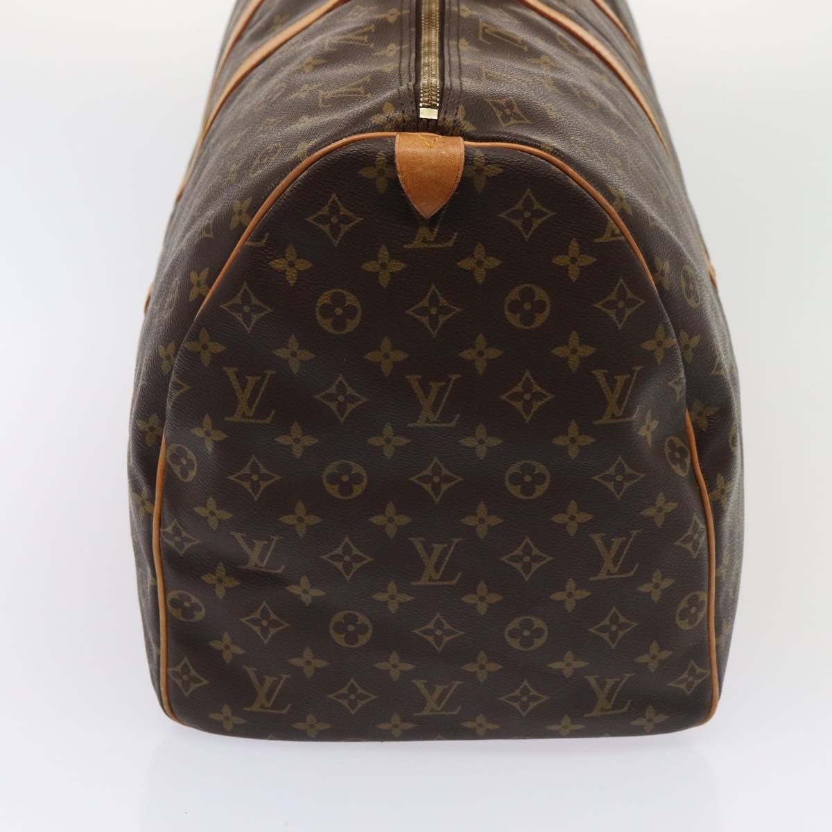 LOUIS VUITTON Monogram Keepall 60 Boston Bag M41422 LV Auth 84033