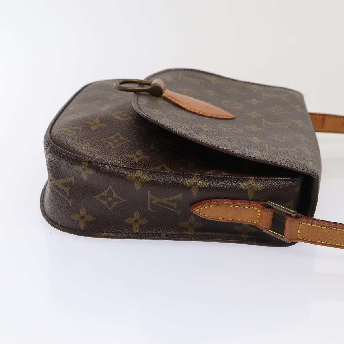 LOUIS VUITTON Monogram Saint Cloud GM Shoulder Bag M51242 LV Auth 84060