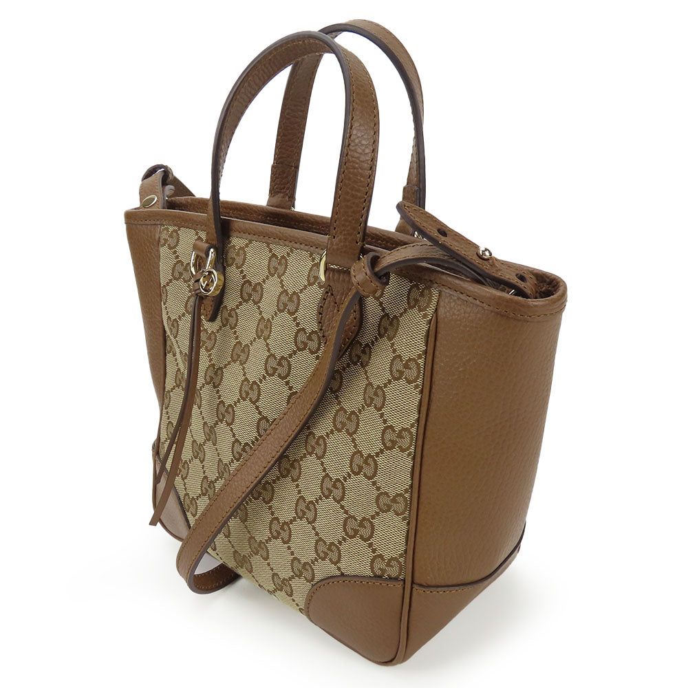 Gucci Leather Brown Travel Bag