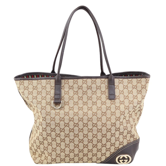 Gucci GG Canvas New Britt Tote