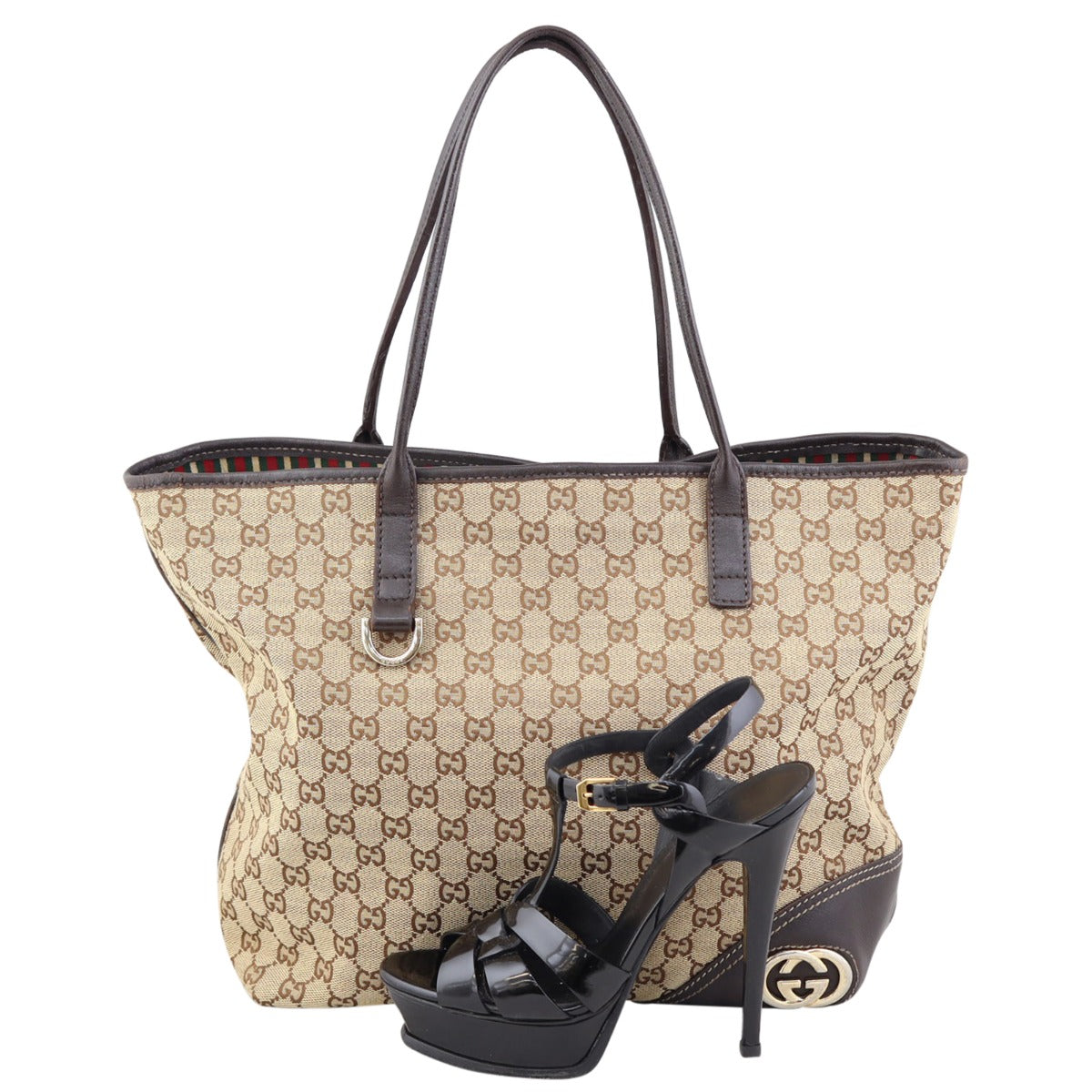 Gucci GG Canvas New Britt Tote