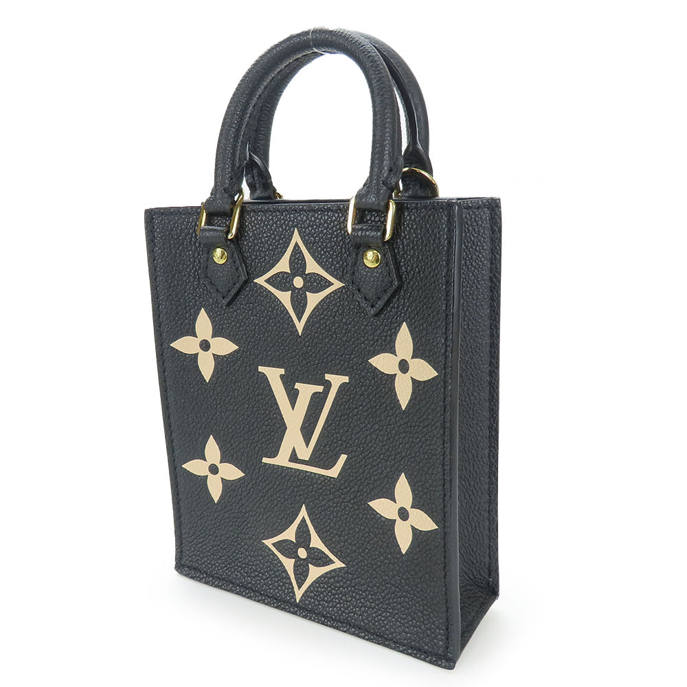 Louis Vuitton M81416 Ann Platt Petit Sac Monogram Black Handbag