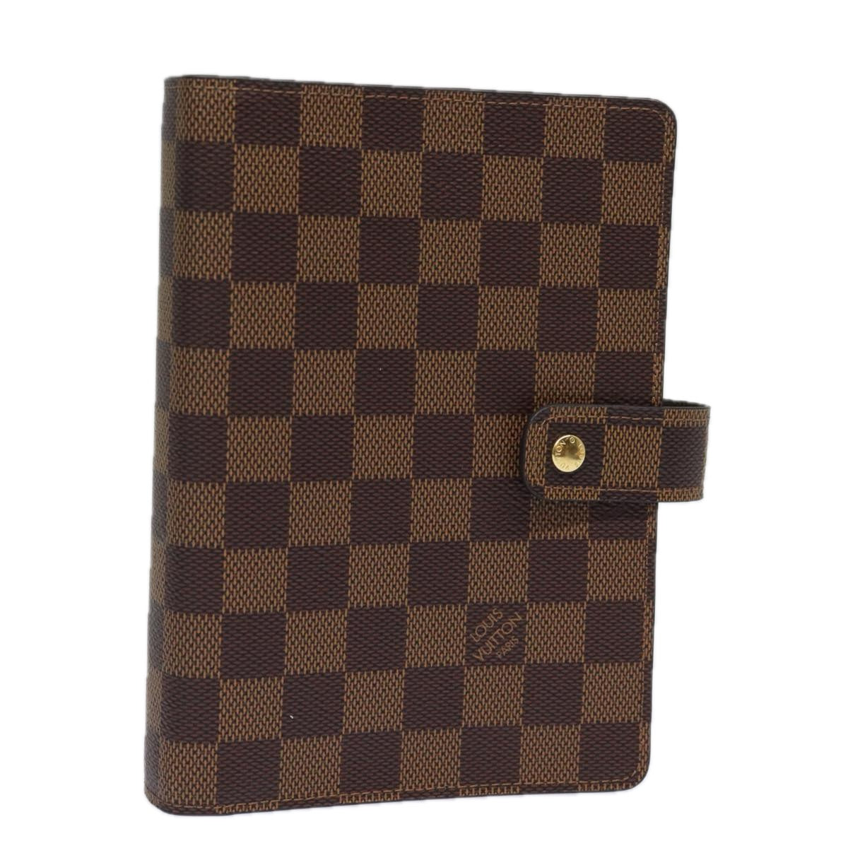 Louis Vuitton Damier Ebene Agenda MM Day Planner Cover LV Fashion Accessory Style 3