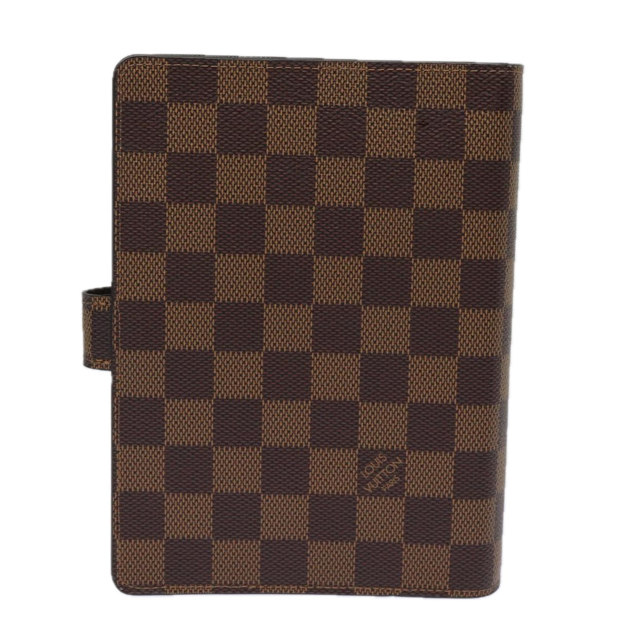 Louis Vuitton Damier Ebene Agenda MM Day Planner Cover LV Fashion Accessory Style 3