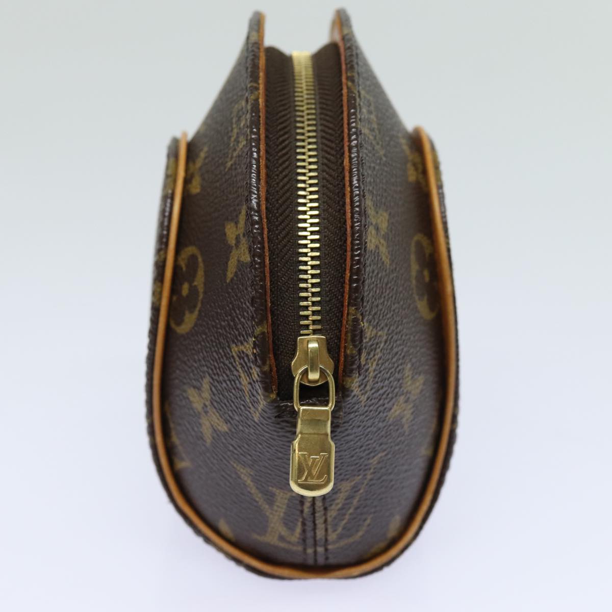 LOUIS VUITTON Monogram Mini ellipse Pouch M51129 LV Auth 84152A