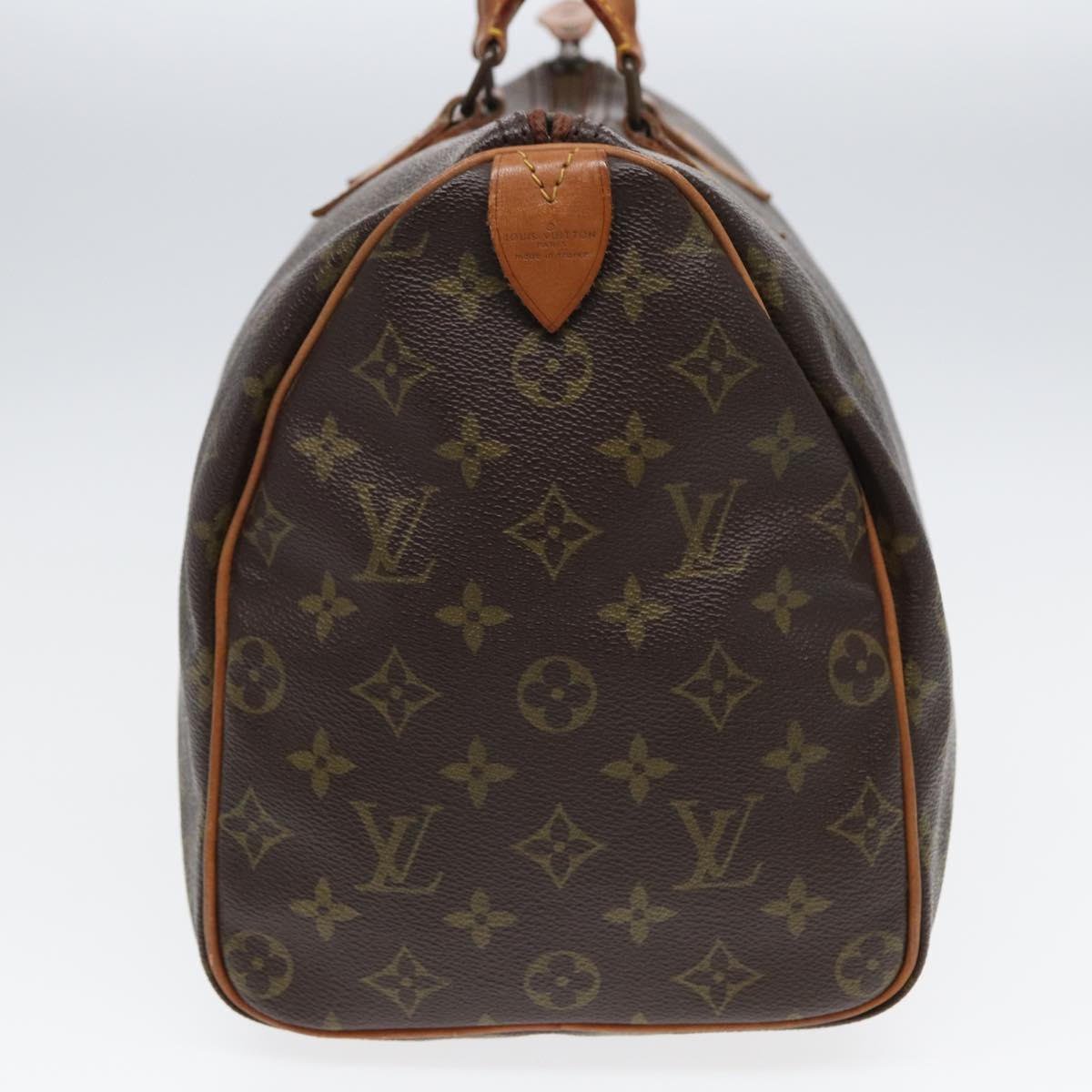 LOUIS VUITTON Monogram Speedy 35 Hand Bag M41524 LV Auth 84194