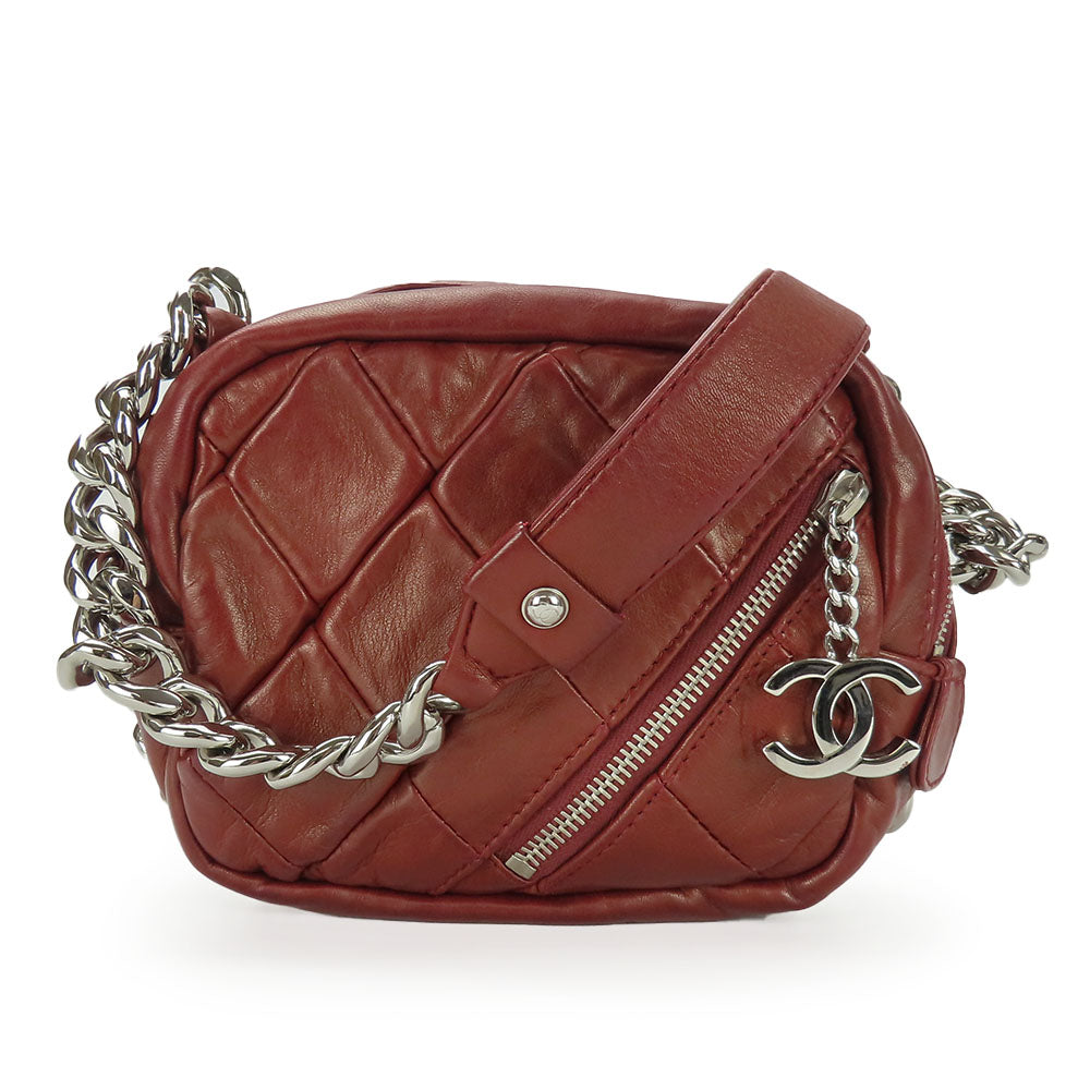 Chanel lambskin Bordeaux quilting Shoulder Bag