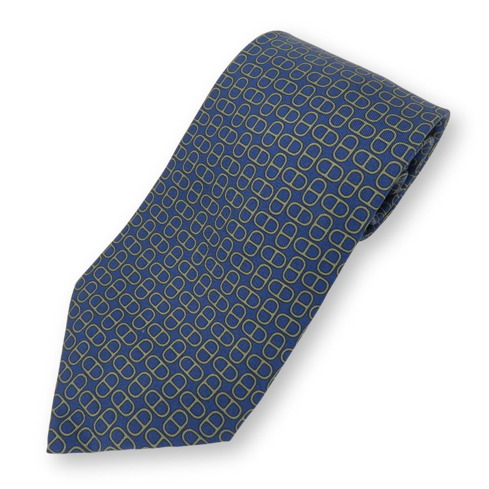 Tie Silk Navy Chene Dunklepattern Mens Handbag Travel Bag