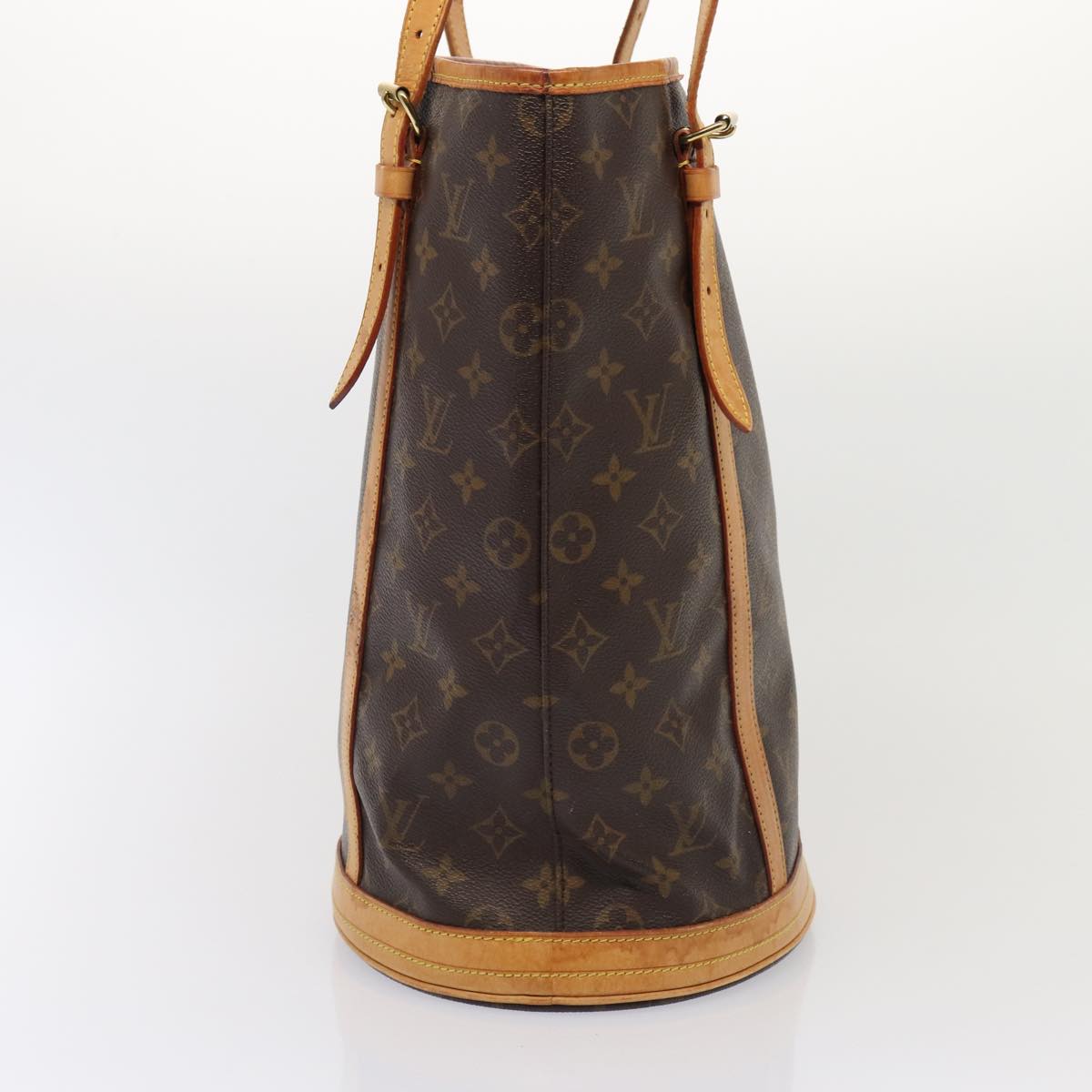 LOUIS VUITTON Monogram Bucket GM Shoulder Bag M42236 LV Auth 84281