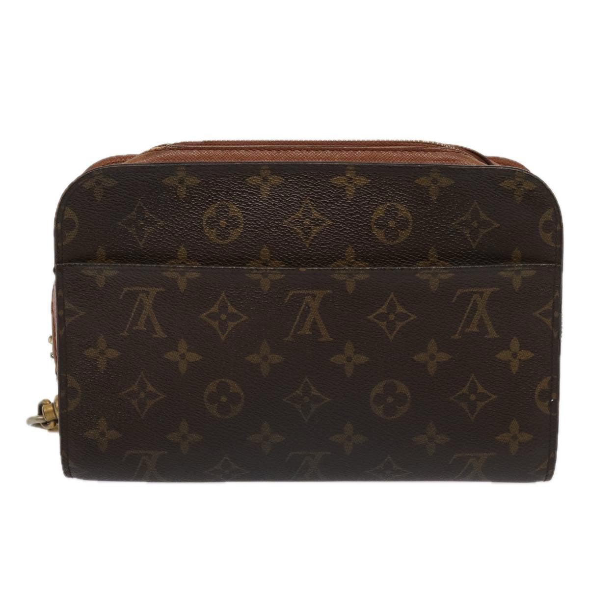LOUIS VUITTON Monogram Orsay Clutch Bag M51790 LV Auth 84293