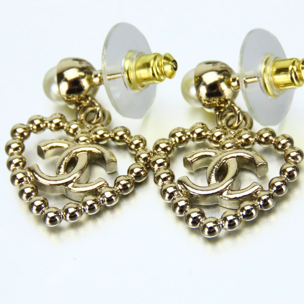 Chanel Pierce Silver Jewelry 6