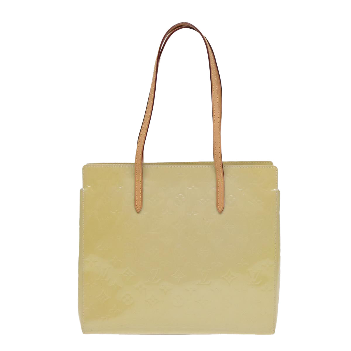 LOUIS VUITTON Monogram Vernis Katarina EW Tote Bag Broncorail M90010 Auth 84389