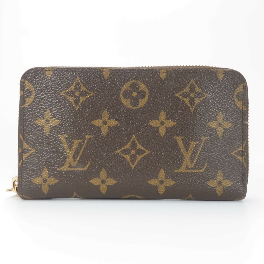 Louis Vuitton Bifold M61440 Zippy Compact Monogram Brown Wallet Case