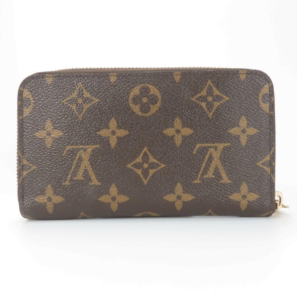 Louis Vuitton Bifold M61440 Zippy Compact Monogram Brown Wallet Case