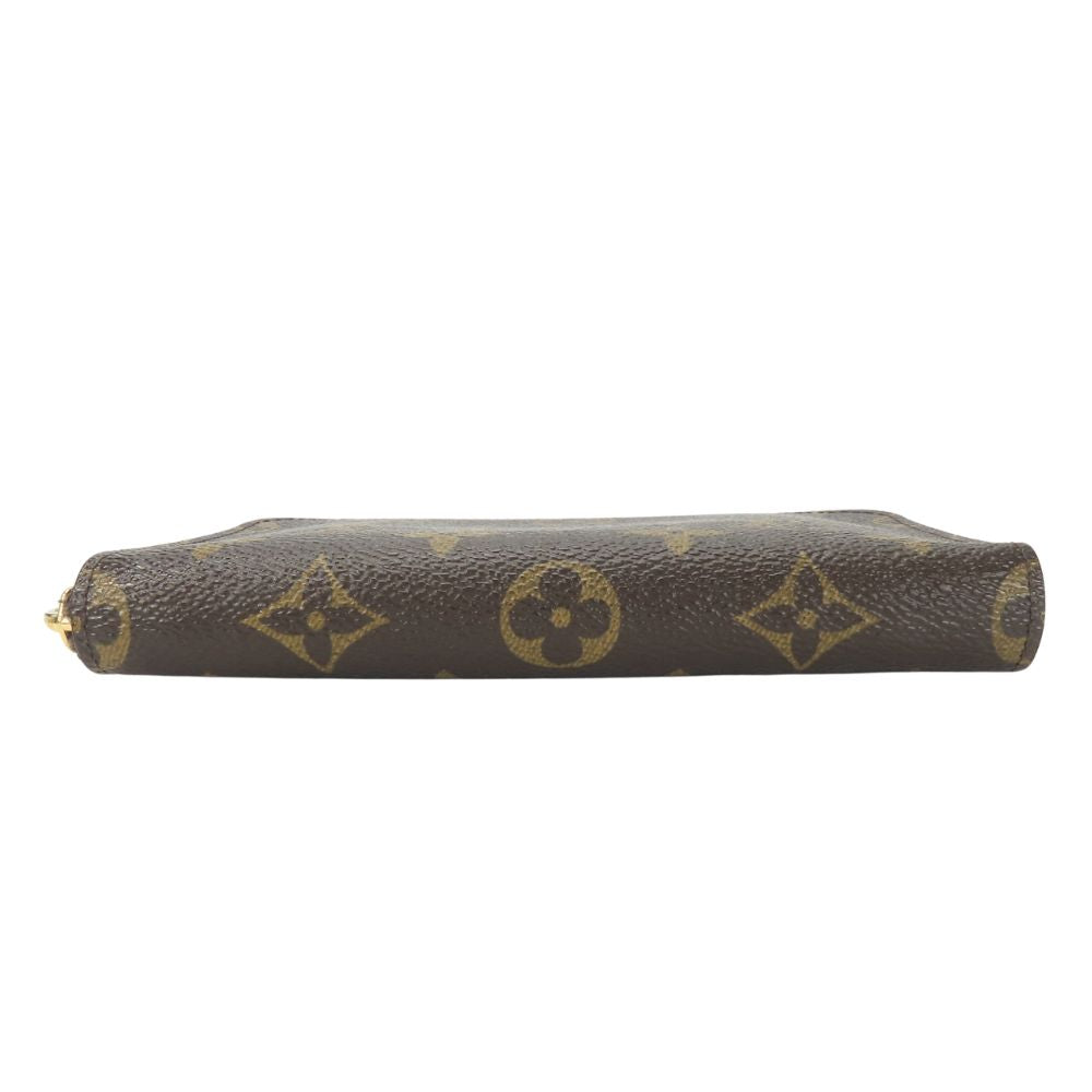 Louis Vuitton Bifold M61440 Zippy Compact Monogram Brown Wallet Case