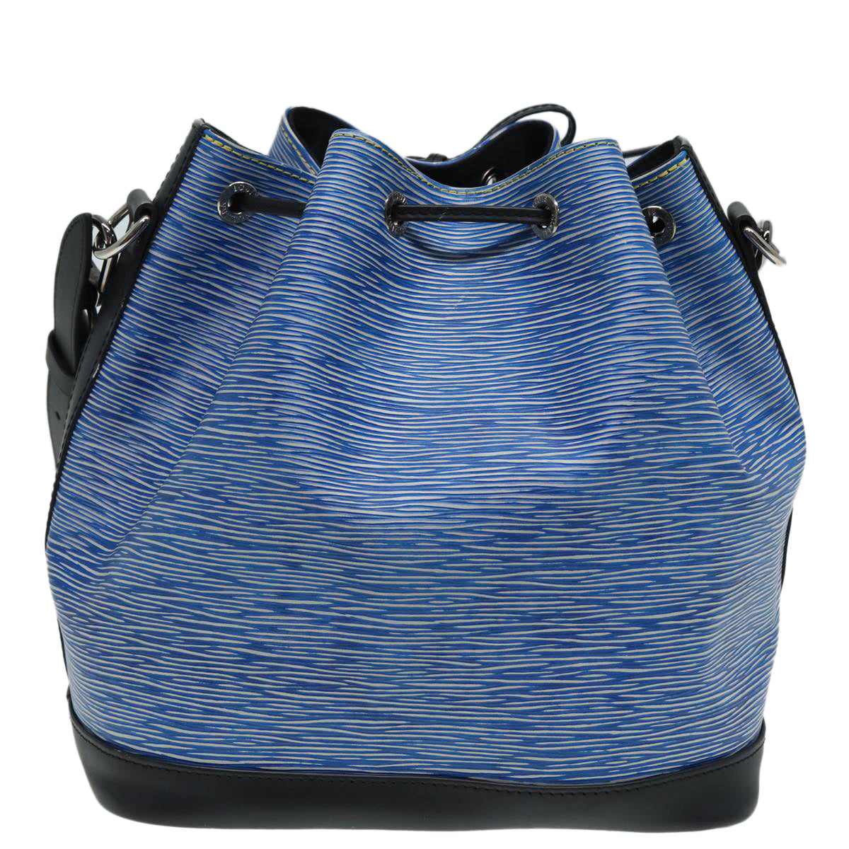 LOUIS VUITTON Epi Denim Petit Noe Shoulder Bag Blue M54636 LV Auth 84402