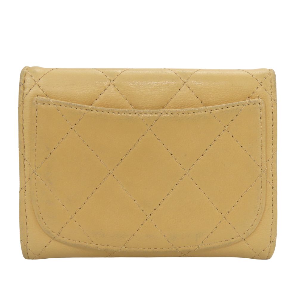 Chanel Coin lambskin Timeless classic Beige Handbag
