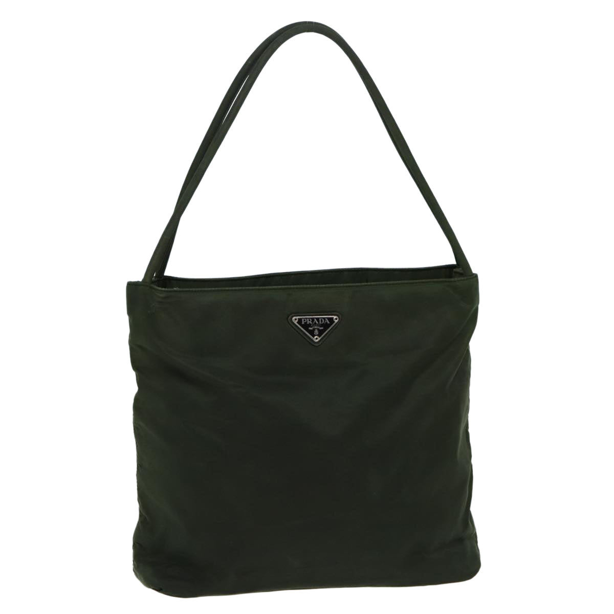 Prada Tote Bag Khaki Auth Nylon Khaki Auth 84452