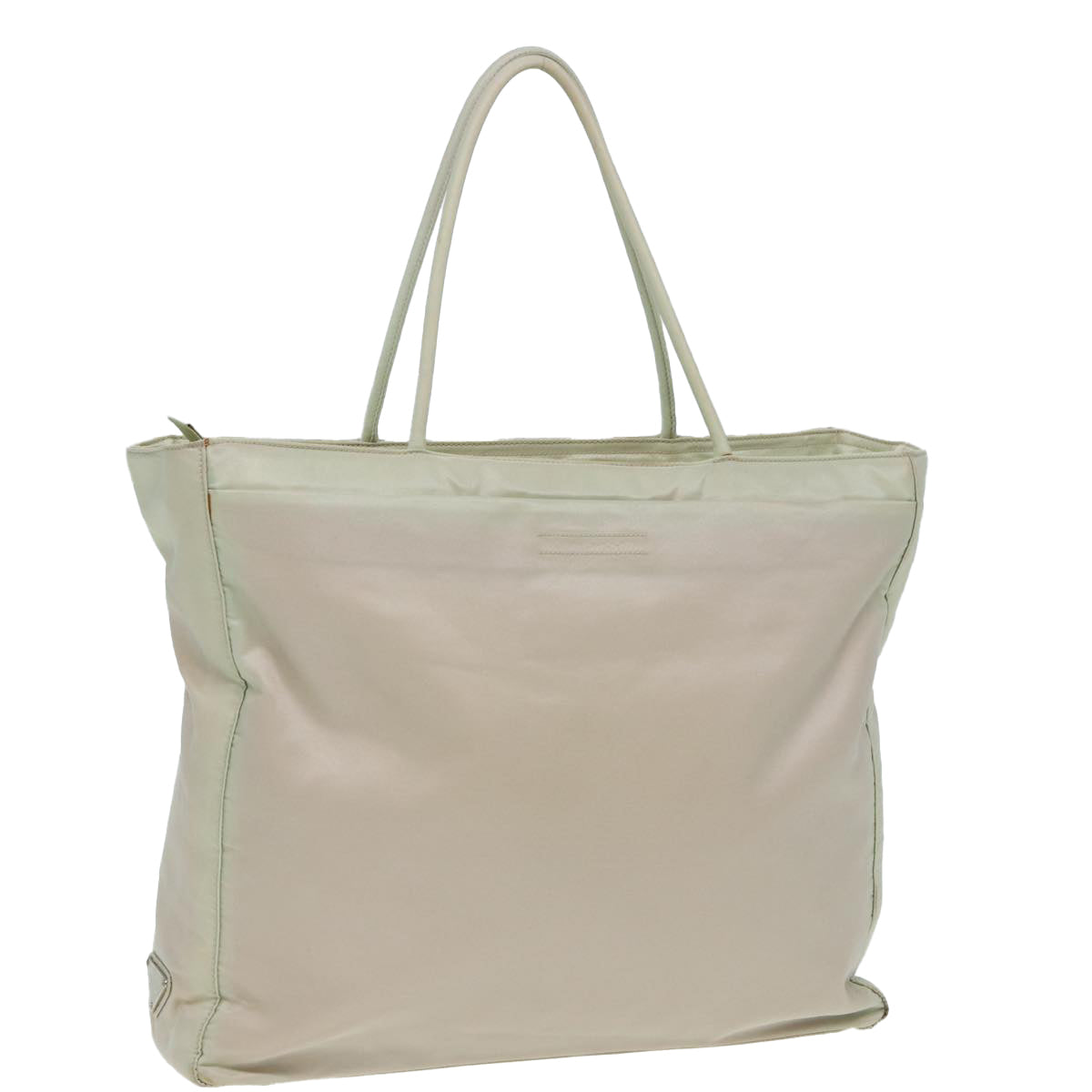 Prada Tote Bag Auth Nylon White
