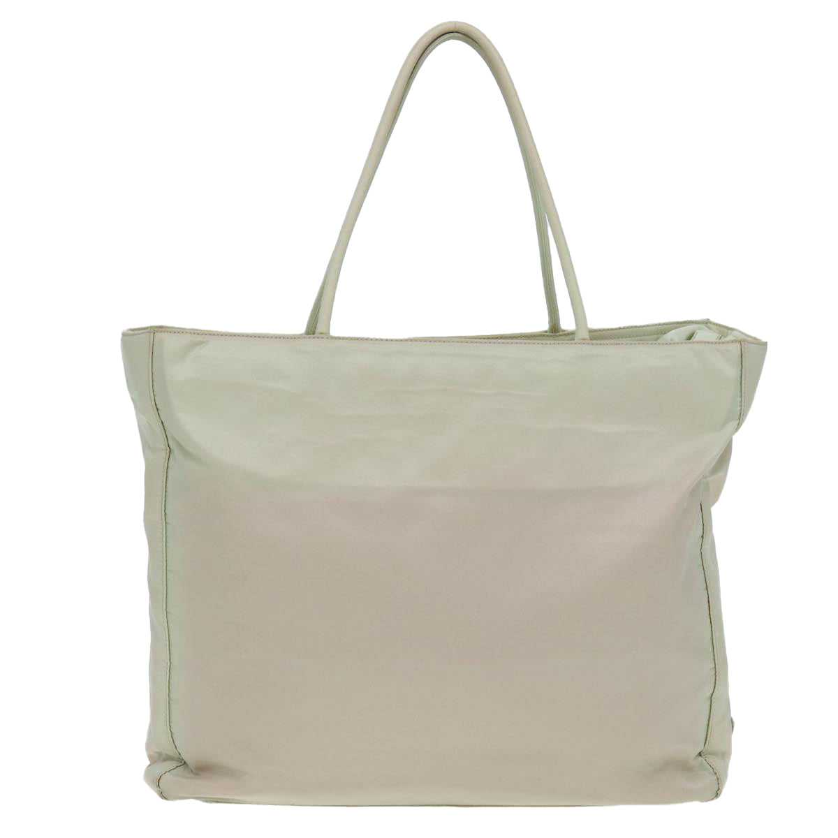 Prada Tote Bag Auth Nylon White