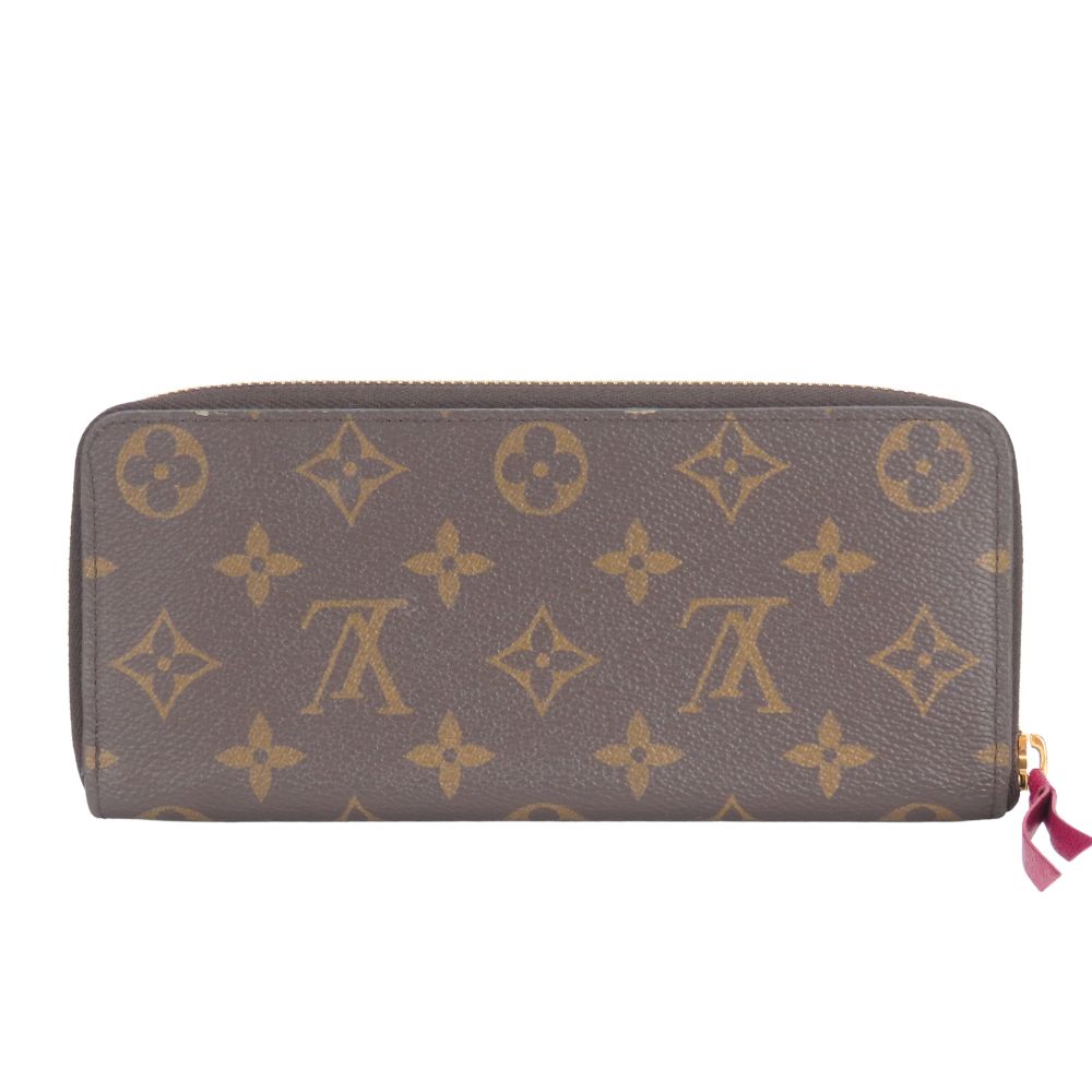 Louis Vuitton Long Purse M60742 Fuchsia Portefeuille Monogram Wallet Case