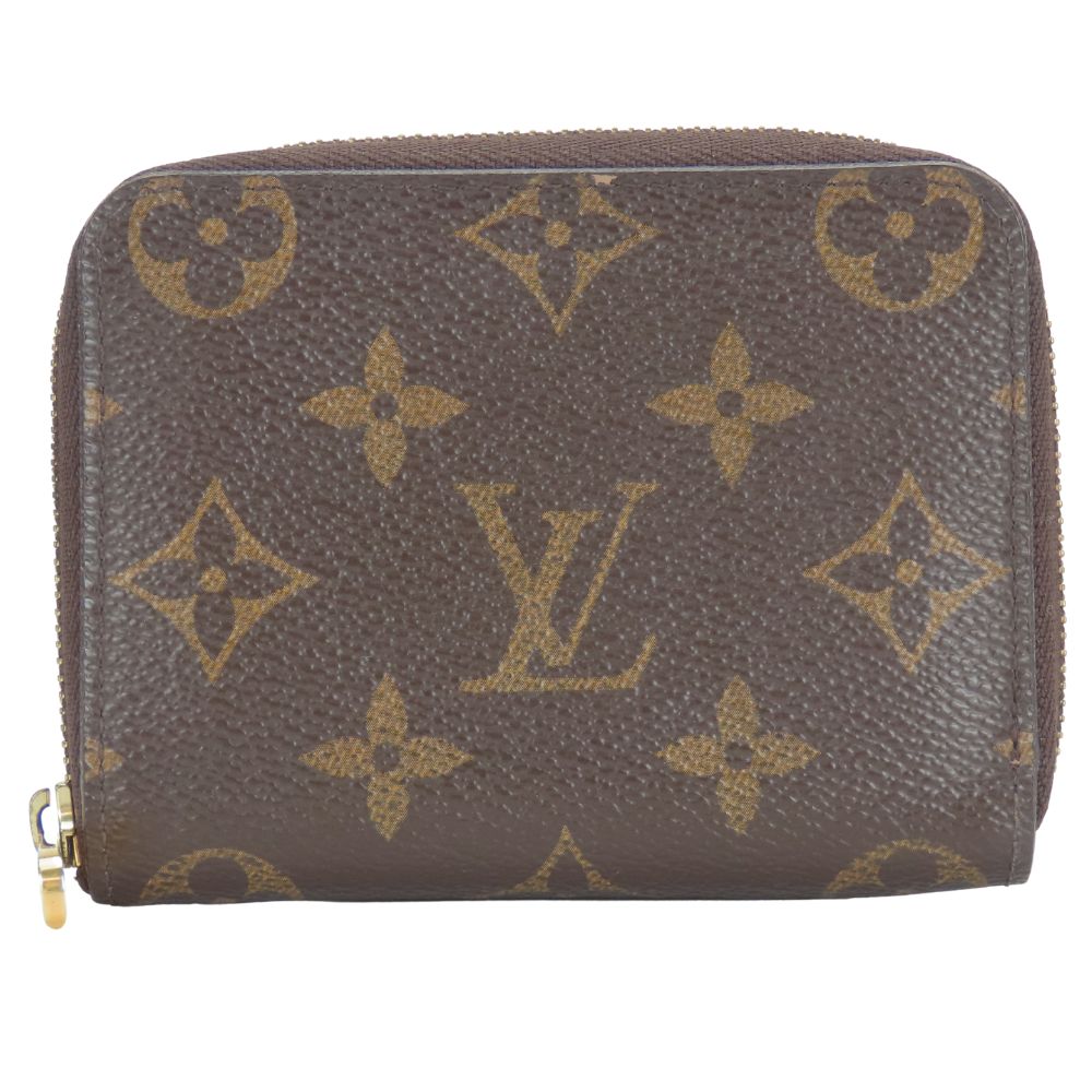 Louis Vuitton Coin M60067 Zippy coin purse Monogram Brown Wallet Case