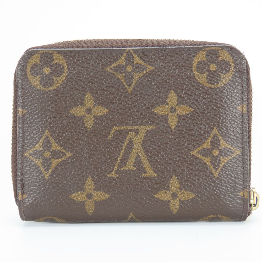Louis Vuitton Coin M60067 Zippy coin purse Monogram Brown Wallet Case