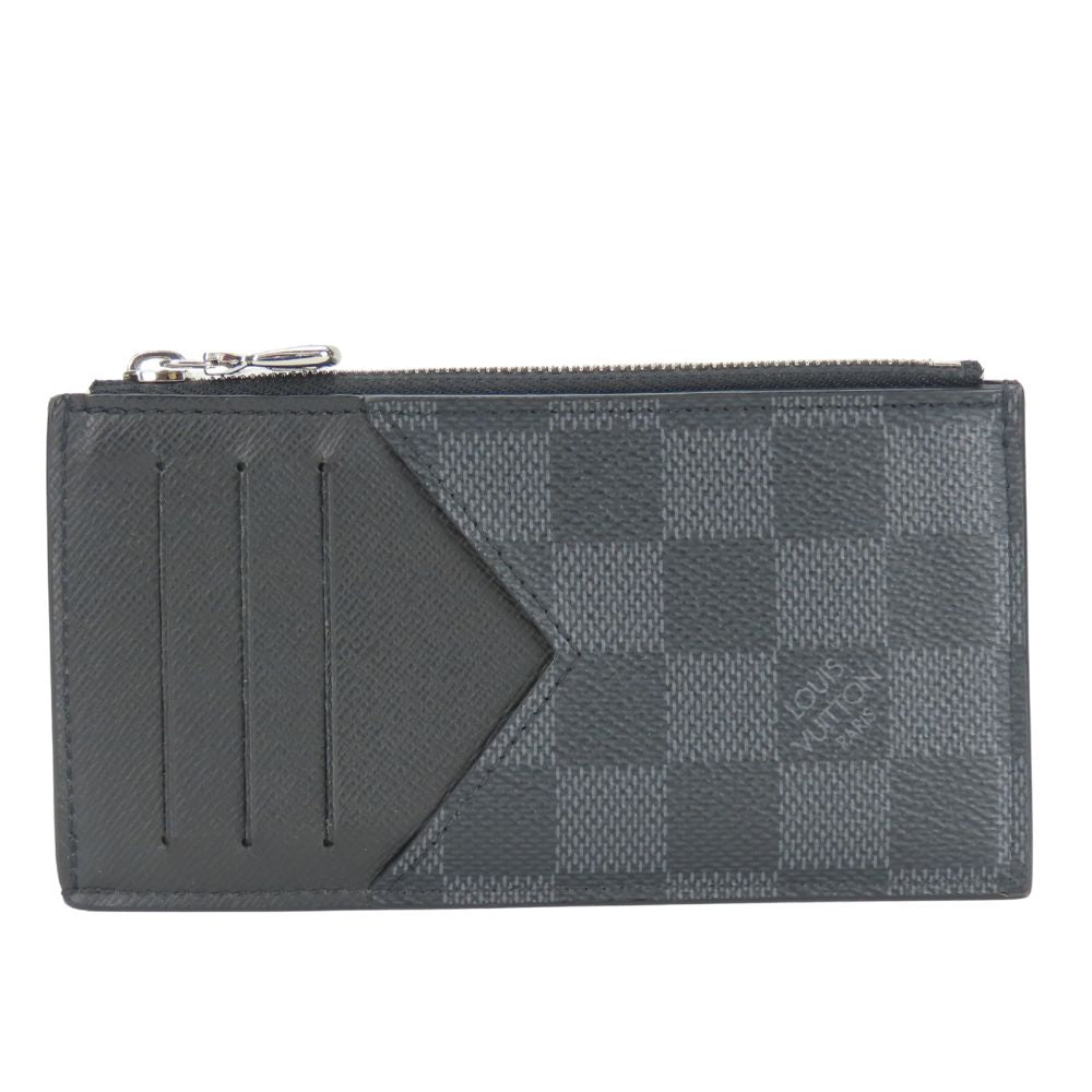 Louis Vuitton N64038 Damier Grafitte Coin holder Black Wallet Case 2