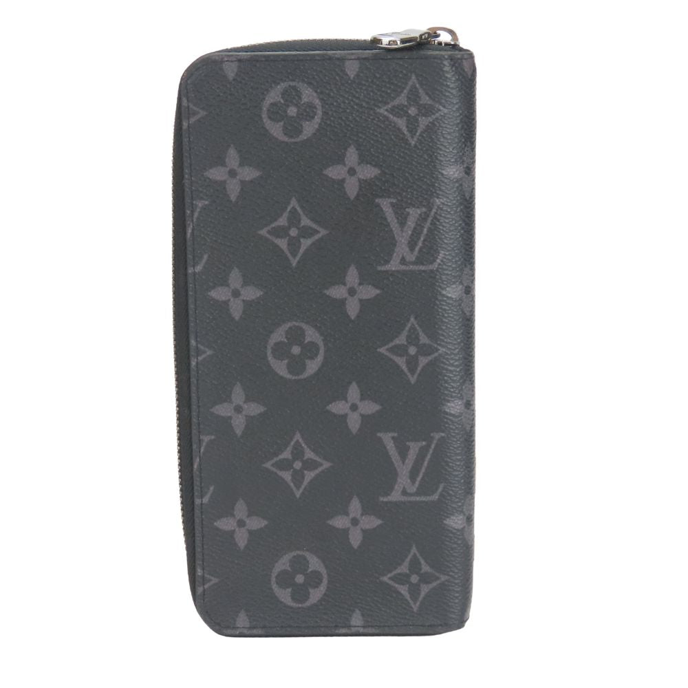 Louis Vuitton Long Purse M62295 Eclipse Zippy Monogram Black Wallet Case 2