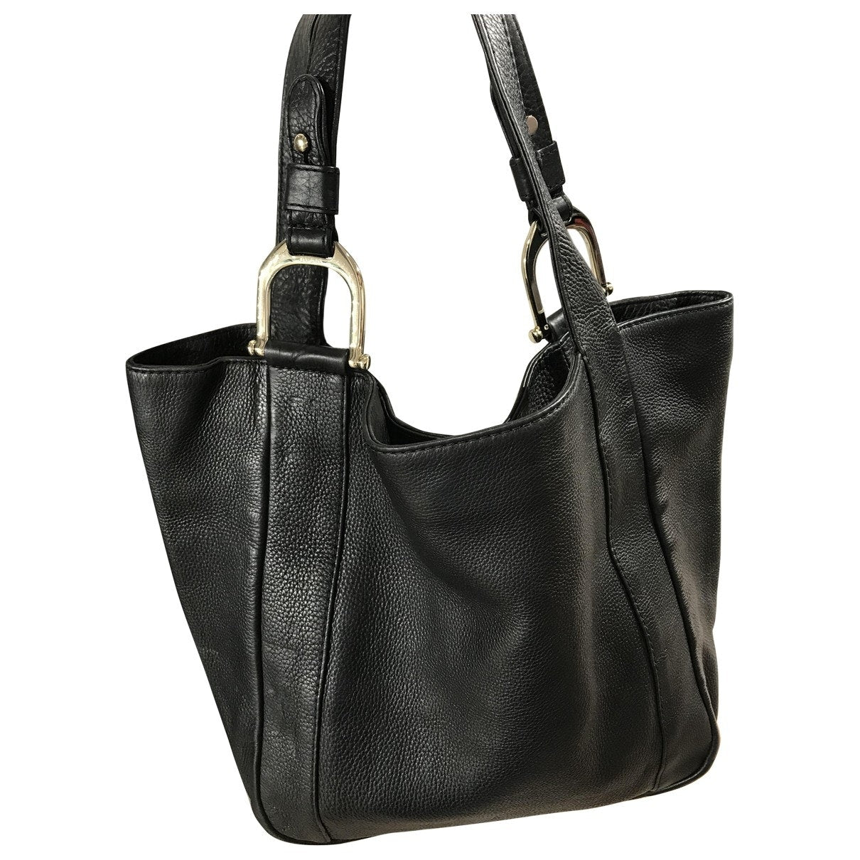 Gucci black leather handbag