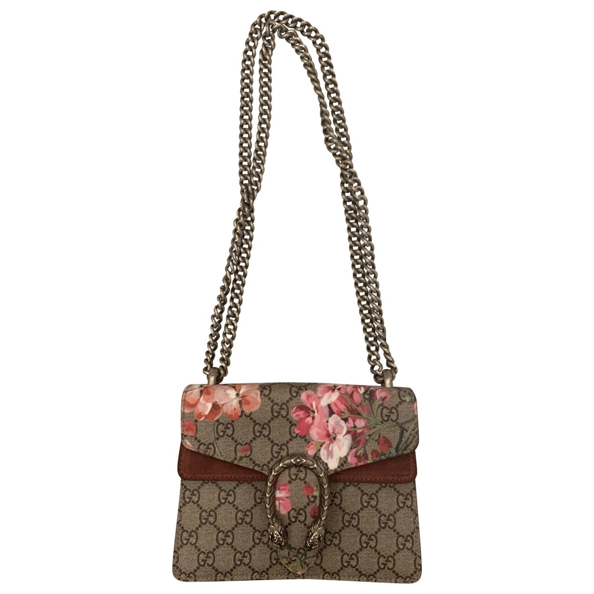 Gucci dionysus pink cloth handbag