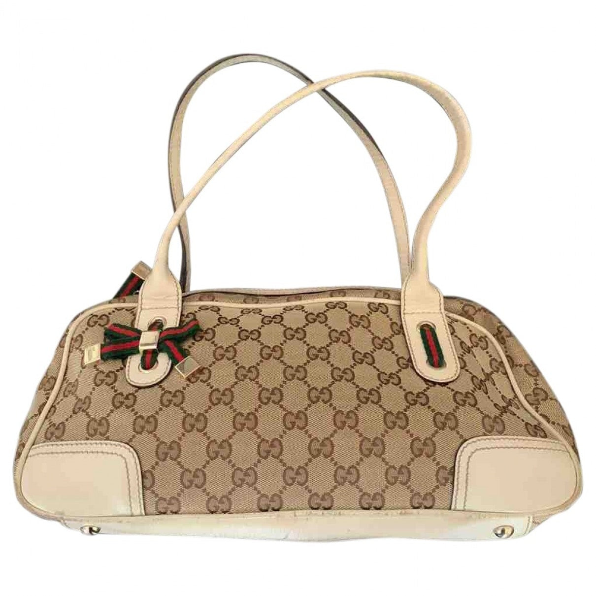 Gucci beige cloth handbag