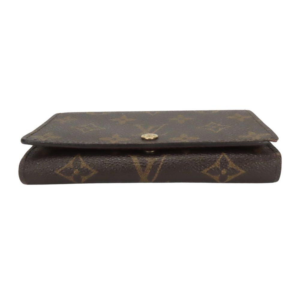 Louis Vuitton Bifold M61730 Portomonet Bie Tresol Monogram Brown Wallet Case
