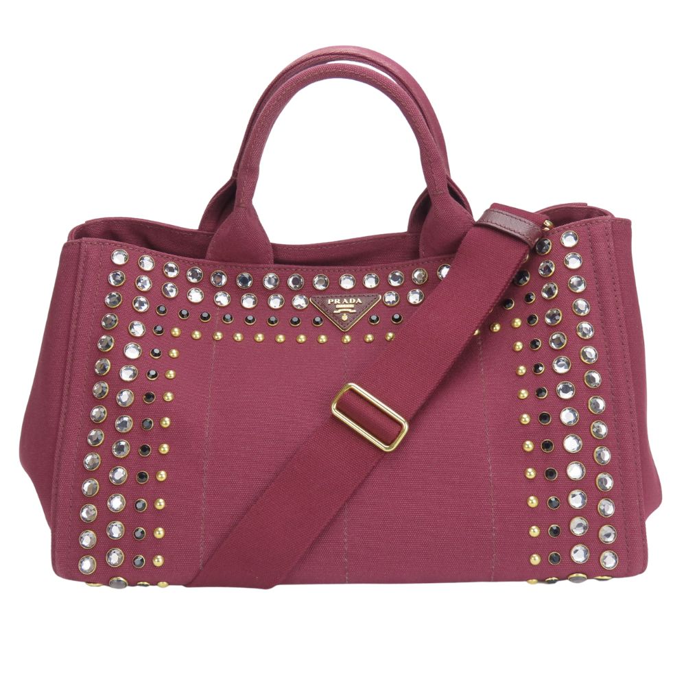 Prada Canapa 2Way Tote Bag Canvas 2Way Tote Bag