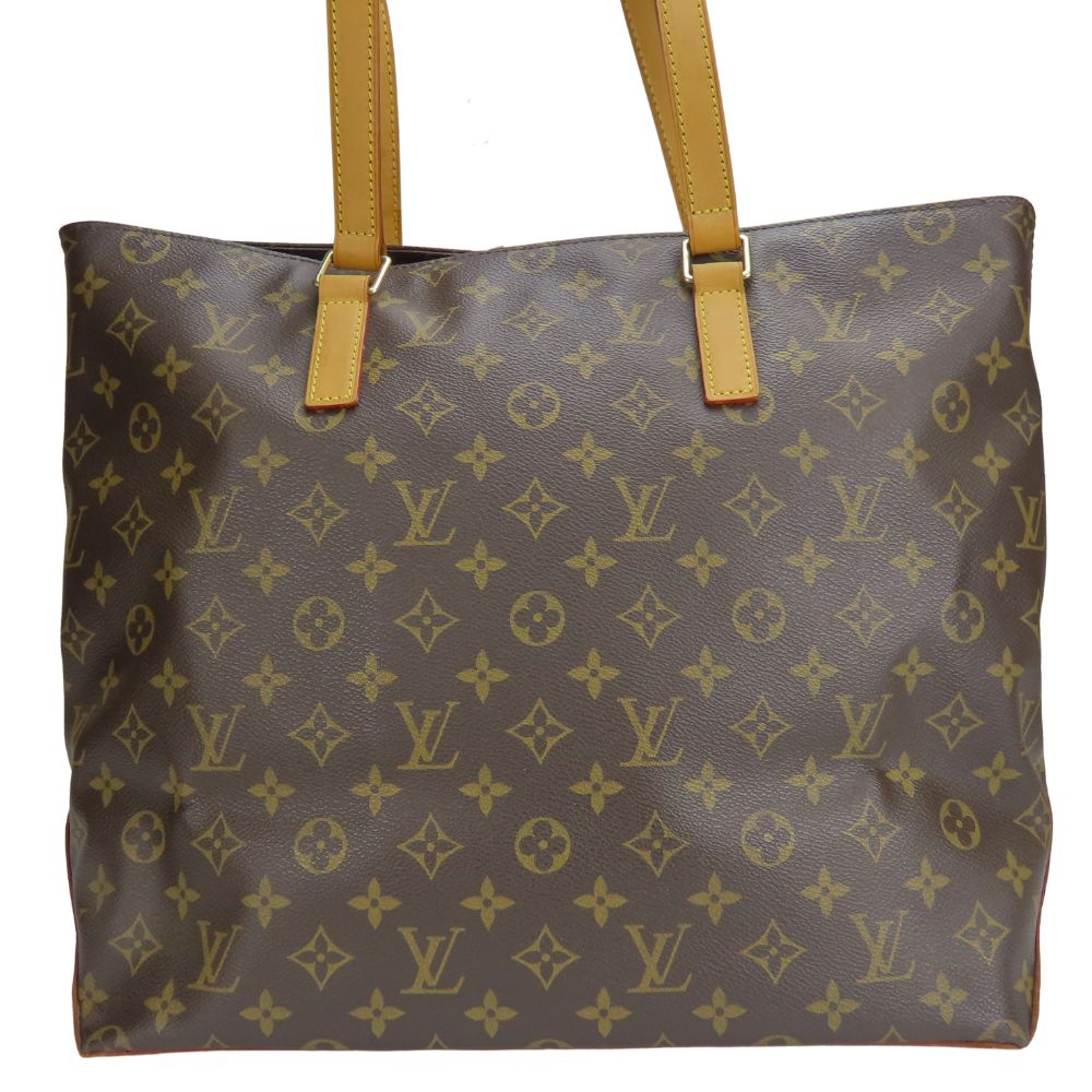 Louis Vuitton M51151 Tanned Cabas Mezzo Monogram Leather Brown Tote Bag