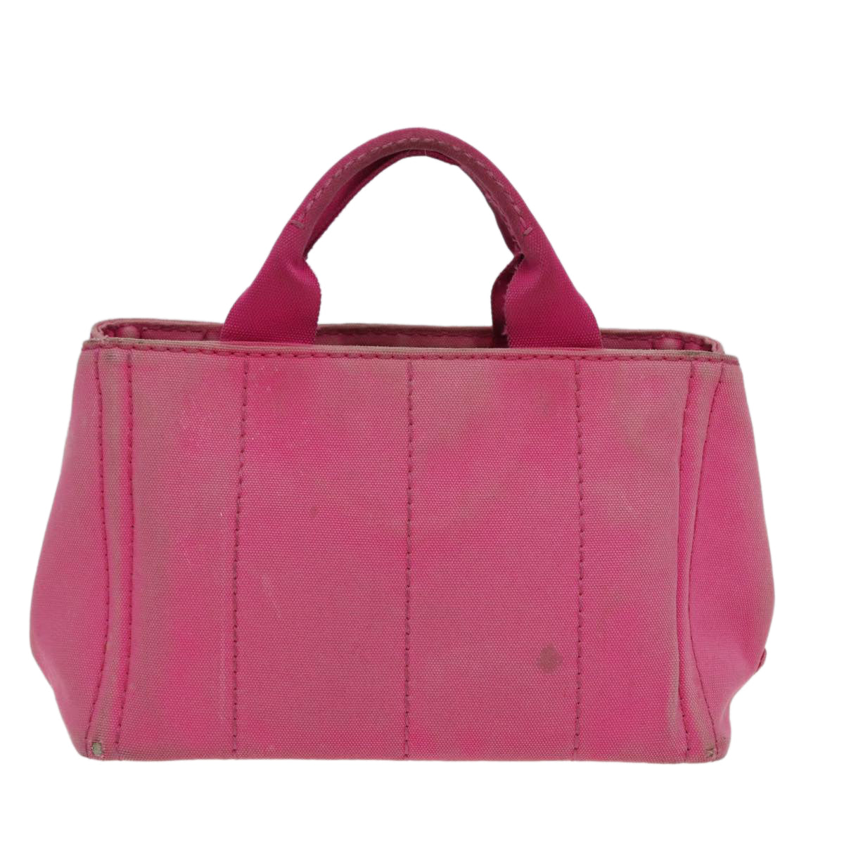 Prada Canapa Pm Hand Bag Auth Canvas Pink Travel Bag Pink Auth 84944