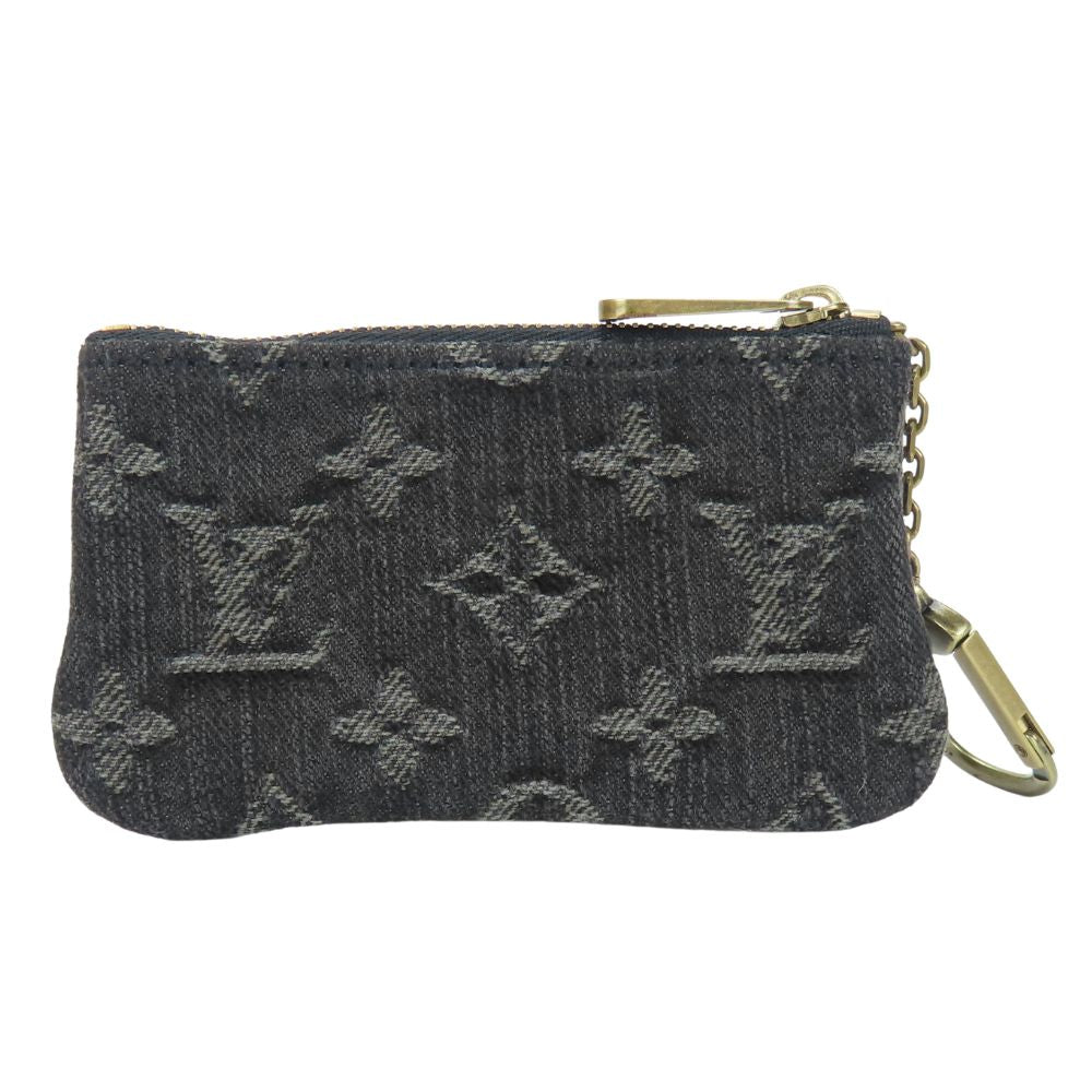 Louis Vuitton Coin M95616 Pochette cree Monogram Denim Gray Clutch Bag