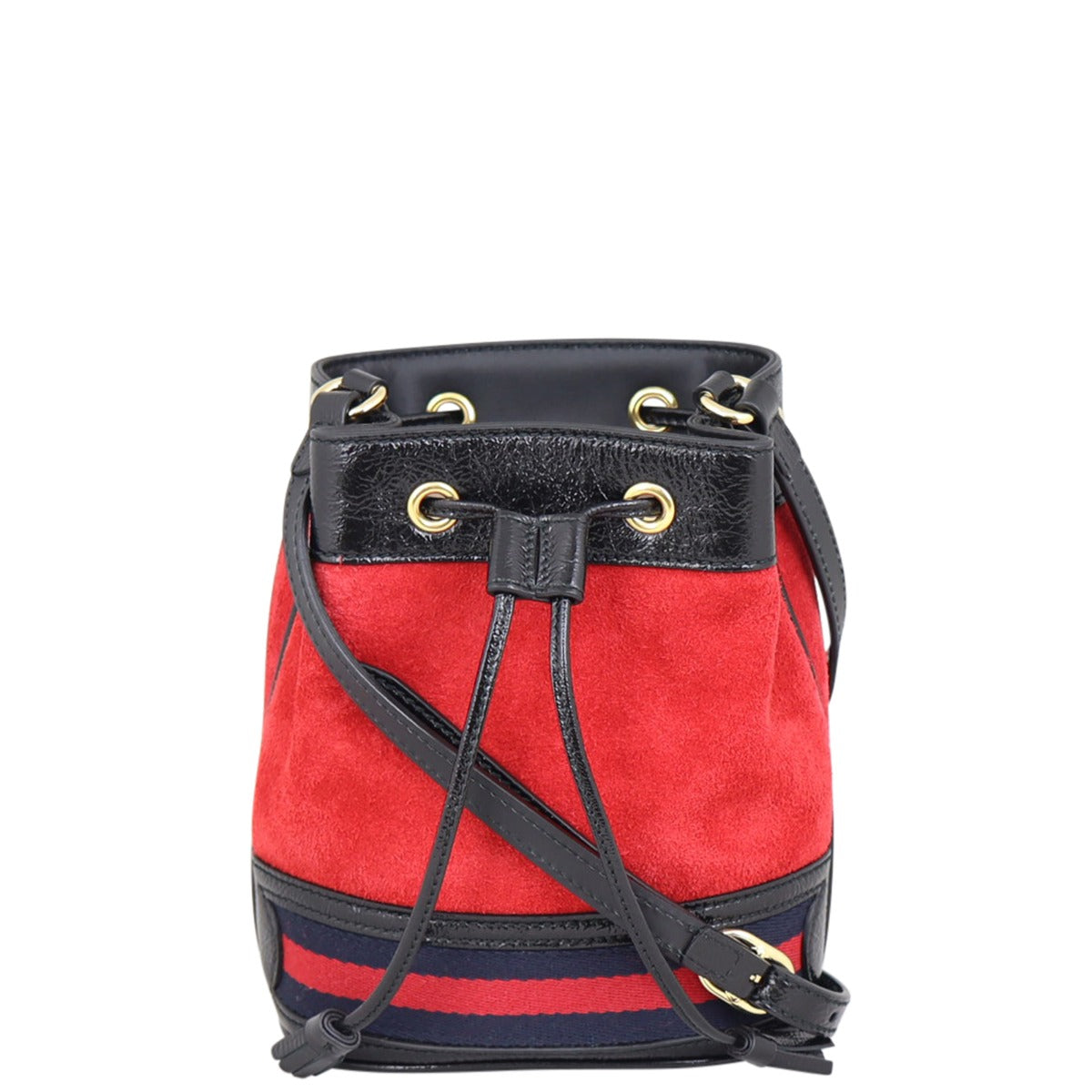 Gucci Ophidia Suede Bucket Bag Mini