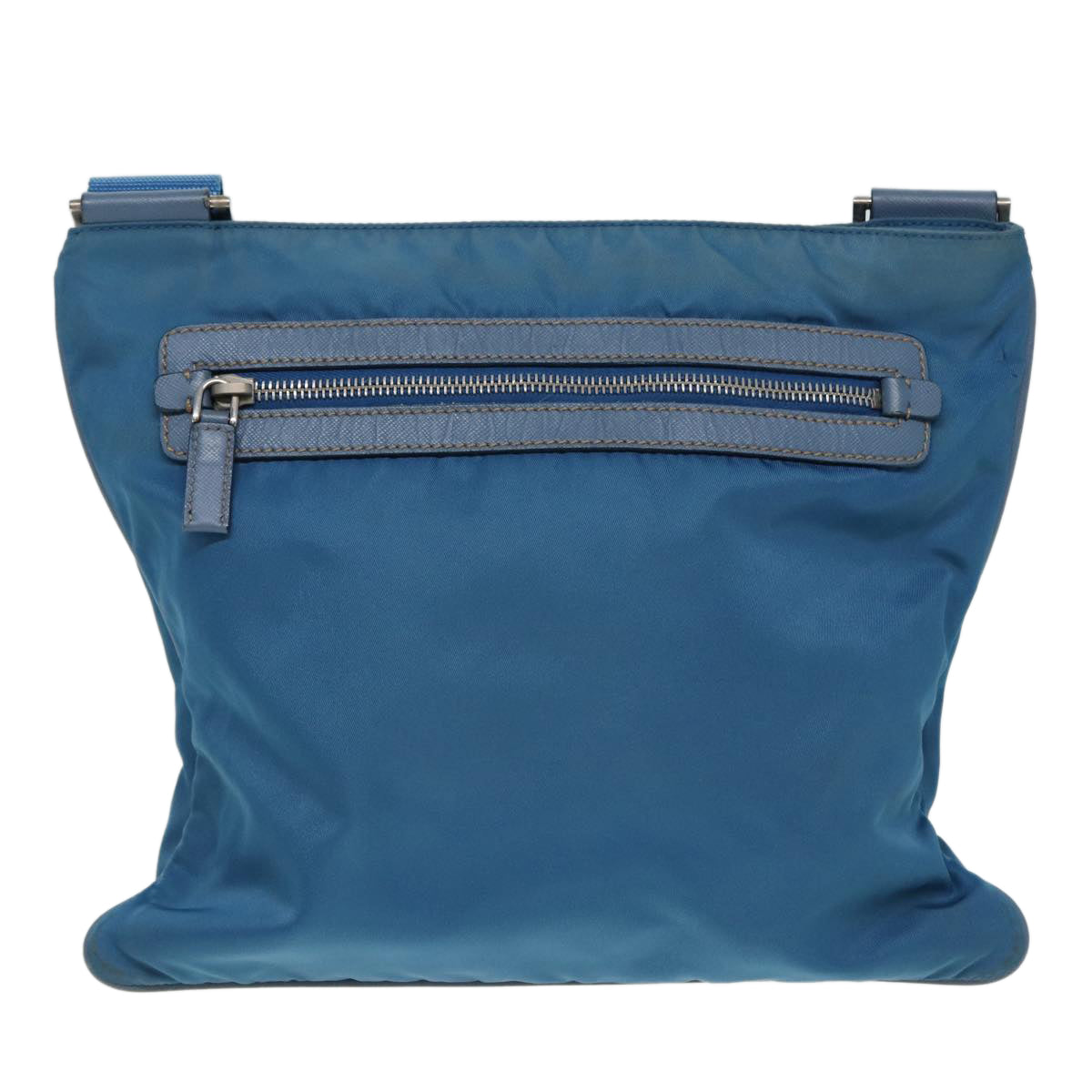 Prada Shoulder Bag Auth Nylon Blue