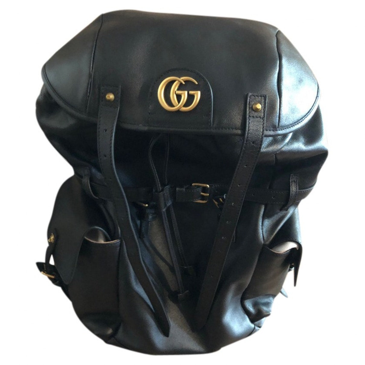 Gucci black leather bag
