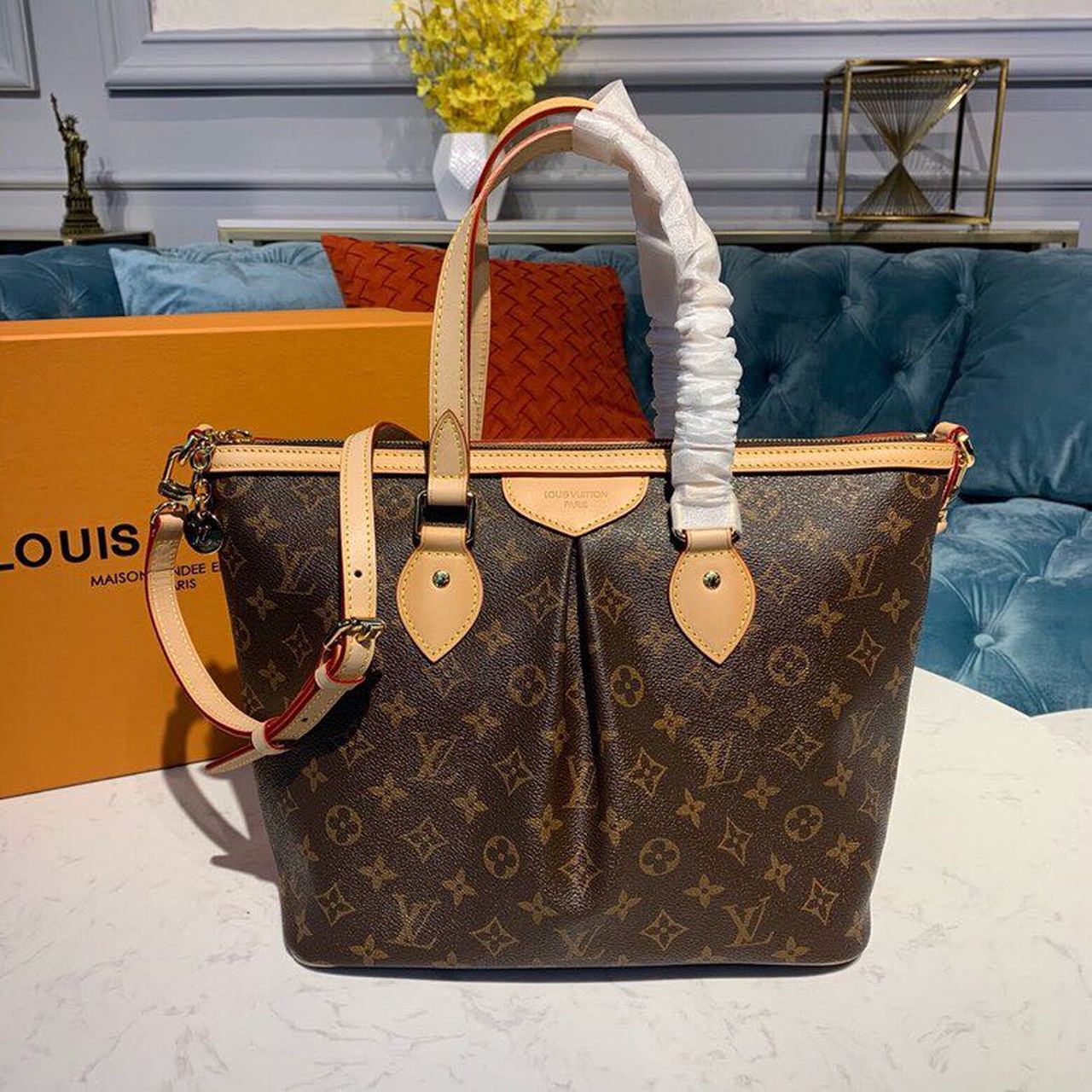 Top Quality Palermo Pm For Women Wohandbag Canvas Monogram Crossbody Bag