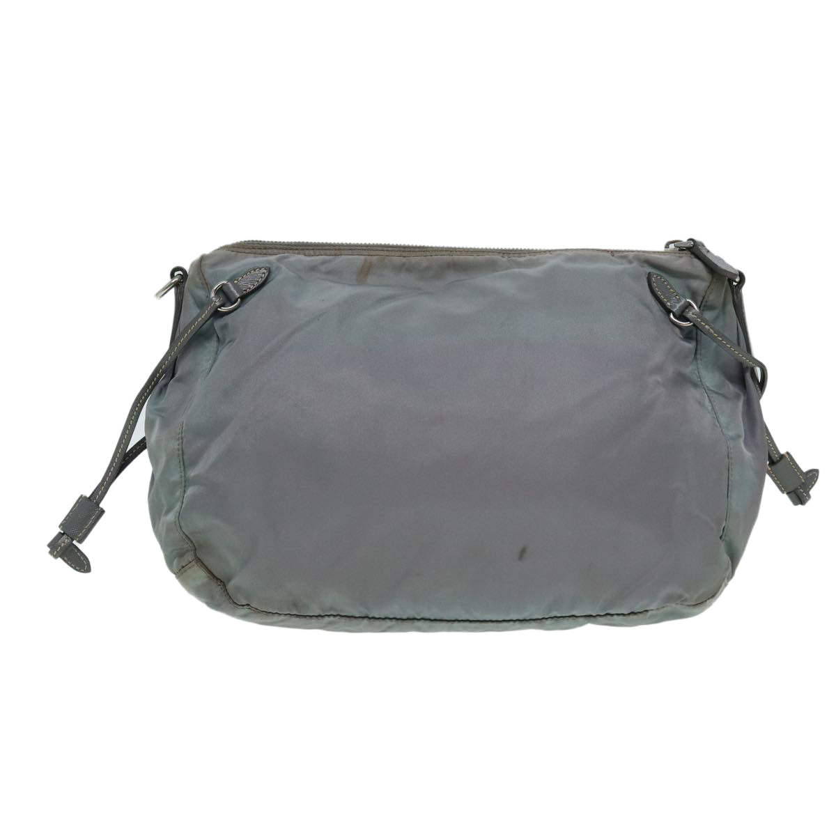 Prada Shoulder Bag Auth Nylon Gray