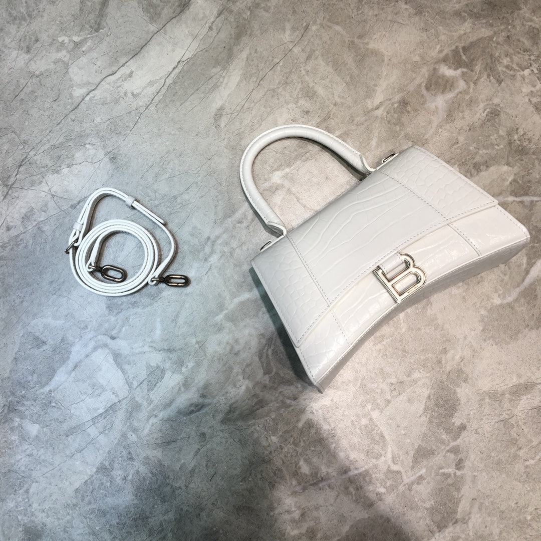 Top Quality Hourglass Handbag In For Women White Small Travel Bag
