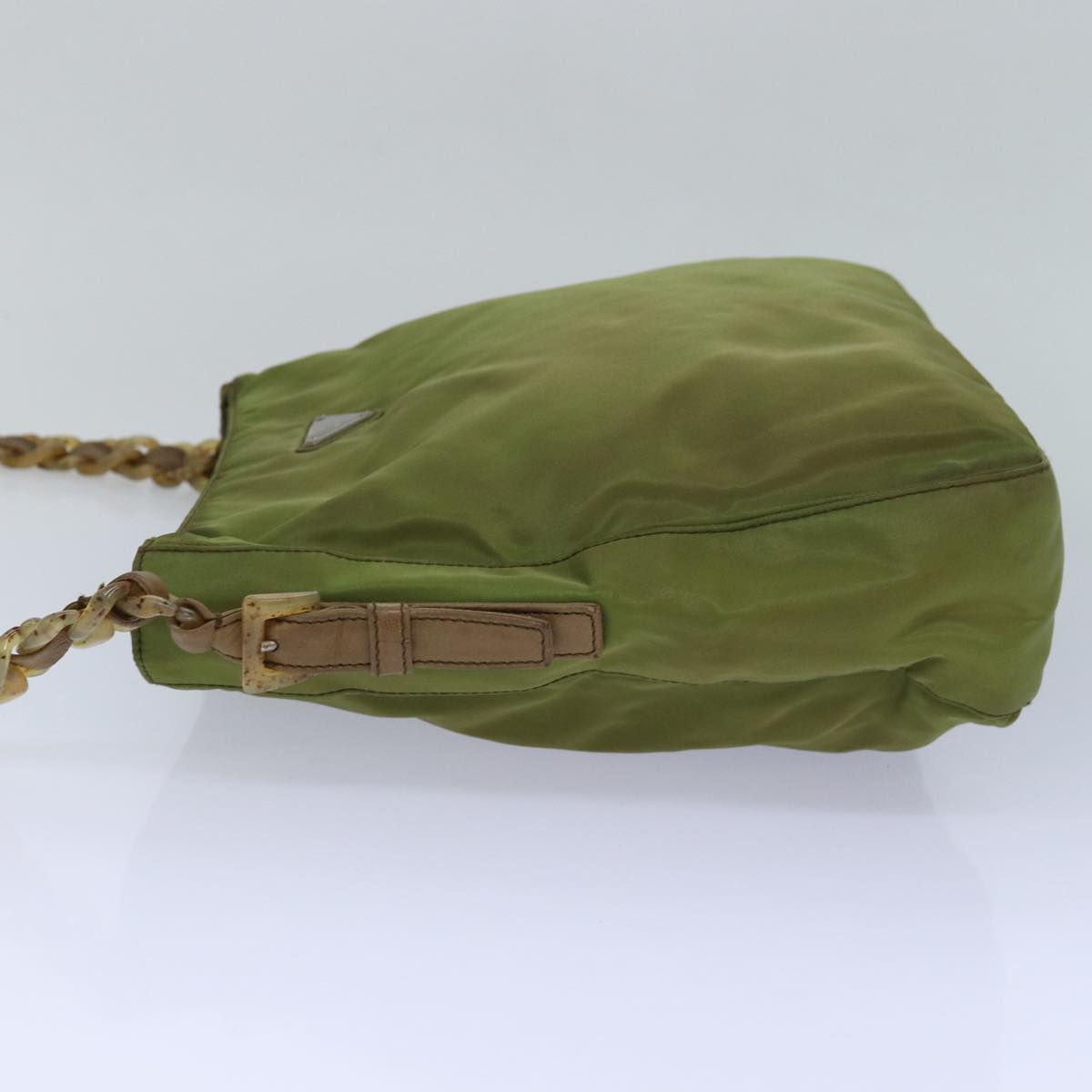 Prada Shoulder Bag Khaki Auth Nylon Khaki Auth 85288